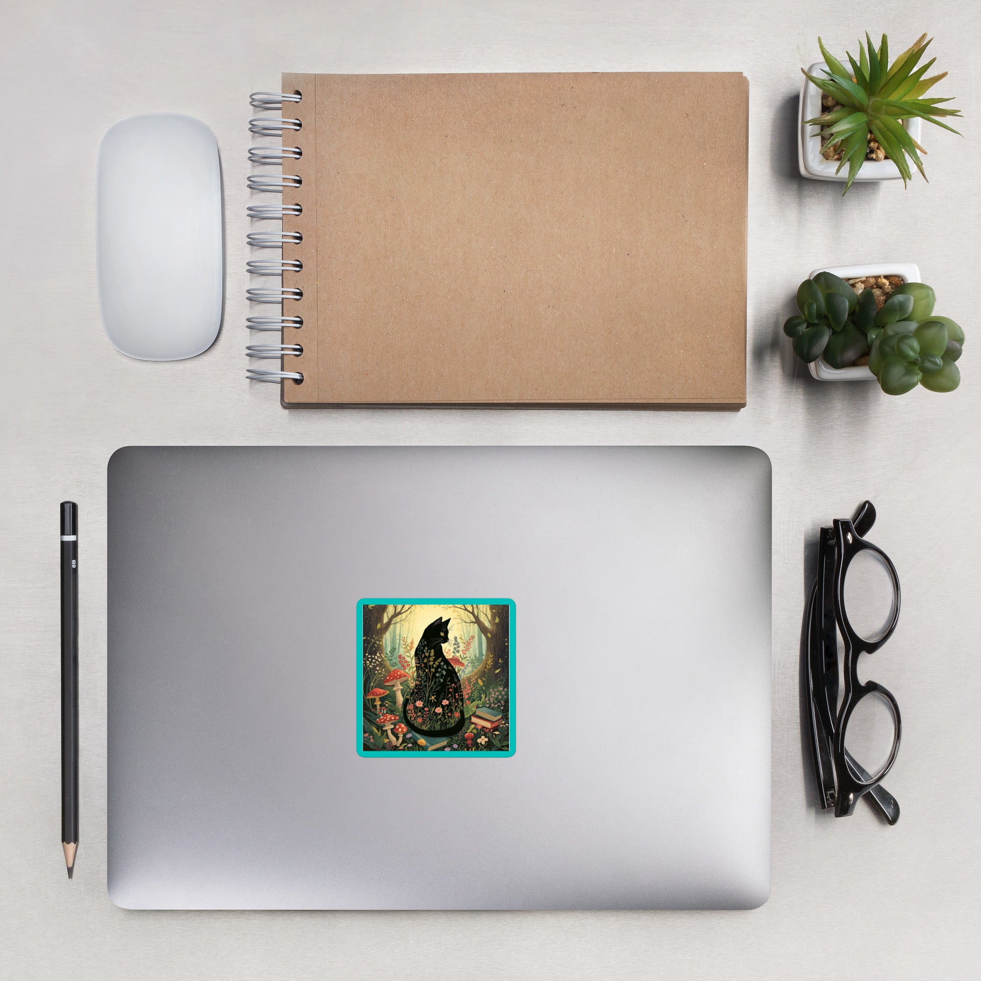 Fantasy Cat Bubble-free stickers