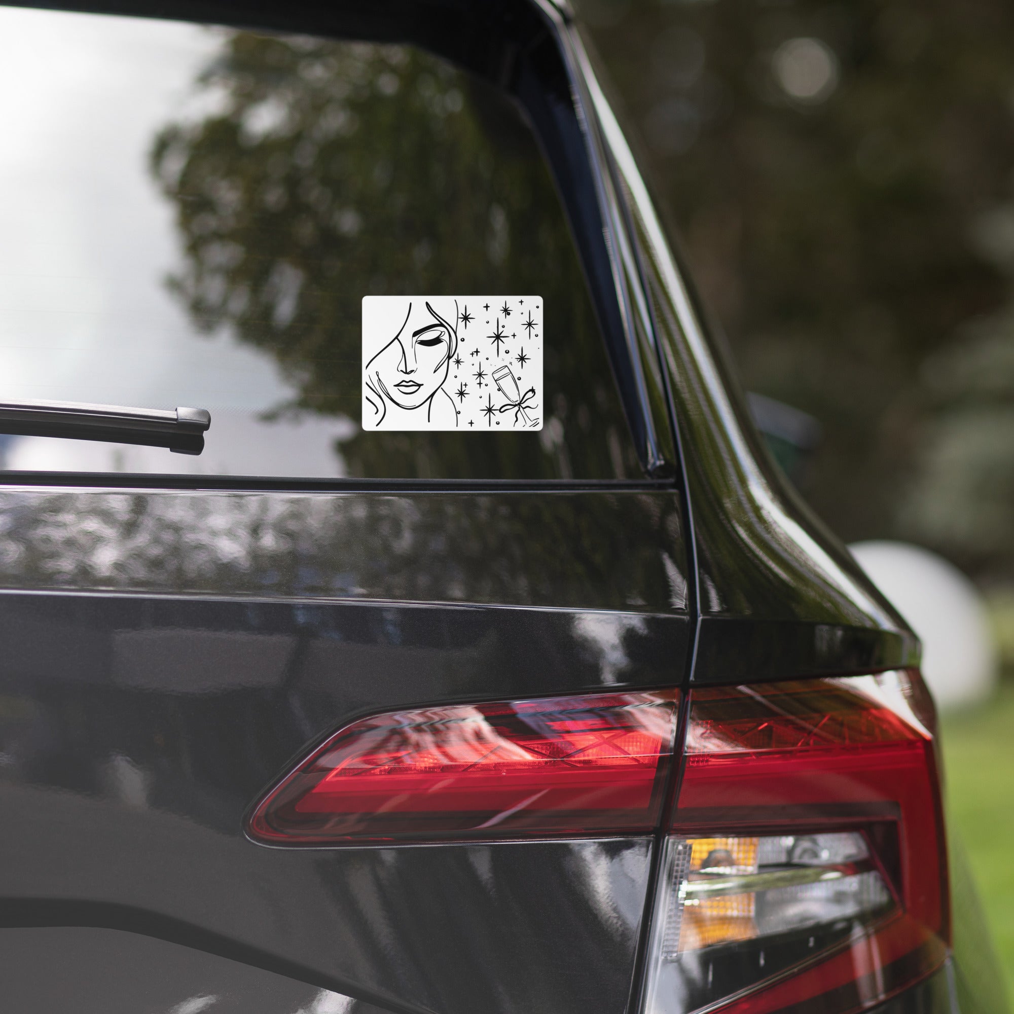 Champagne Bubble-free stickers