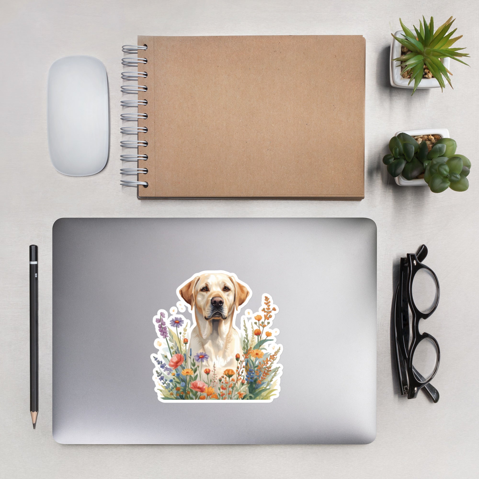 Labrador Retriever Bubble-free stickers