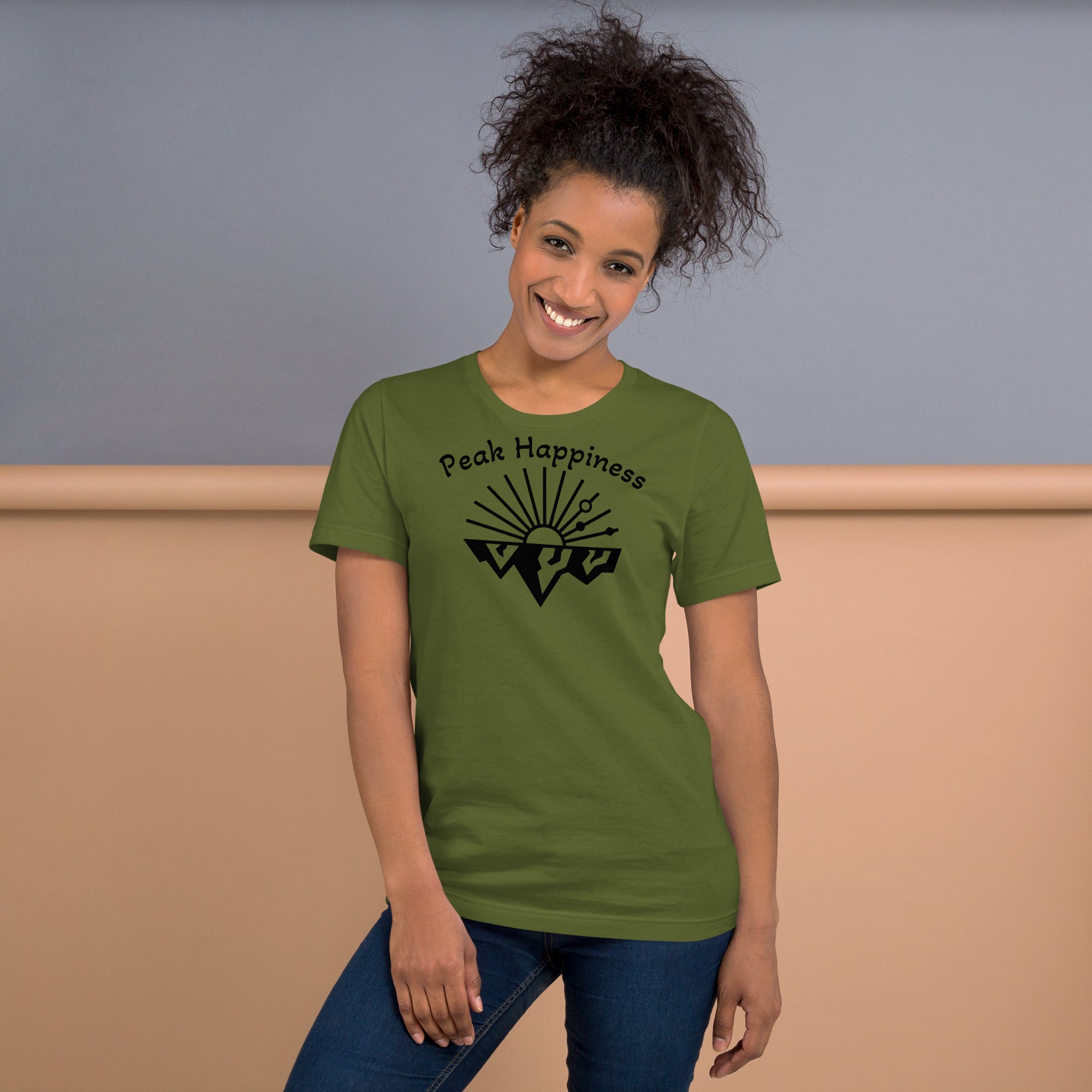 Peak happiness unisex t-shirt